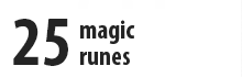 25 magic runes